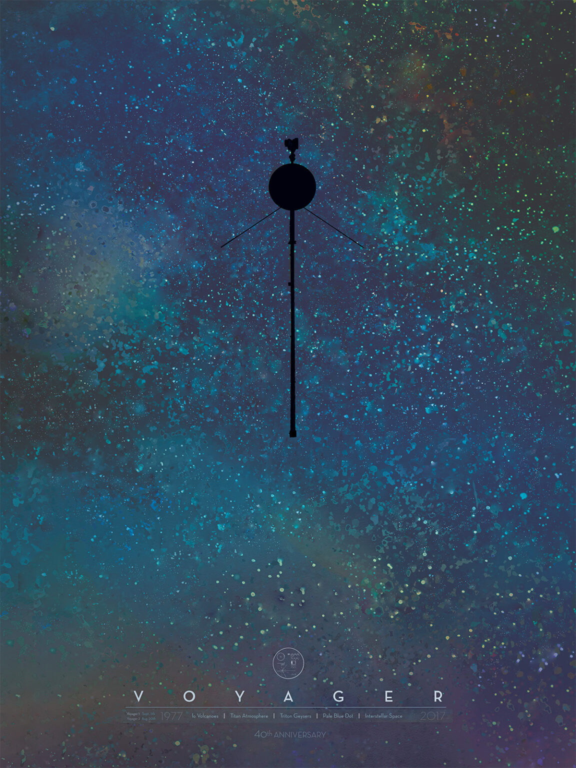 Voyager Modern Poster Nasa