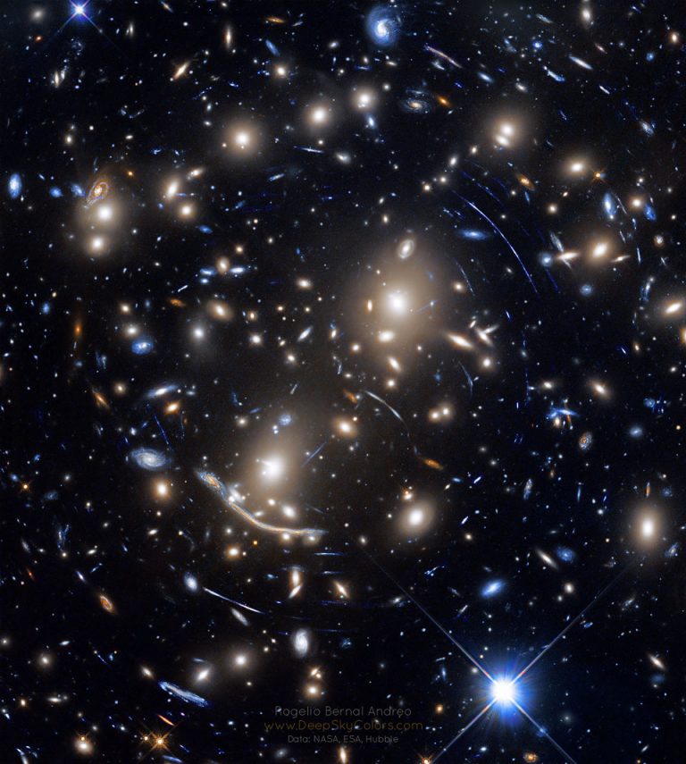 Abell 370: Galaxy Cluster Gravitational Lens