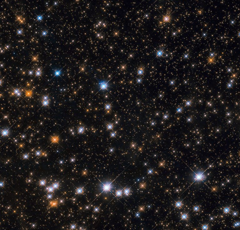 Hubble Spots Flock of Cosmic Ducks