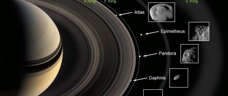 卡西尼号观测数据发现被土星环增重的小卫星