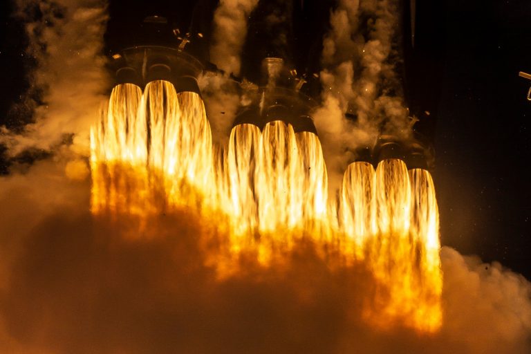 Falcon Heavy Launch Close Up