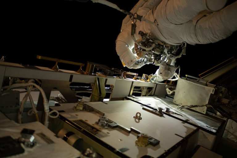 Nick Hague Completes 215th Spacewalk on Station