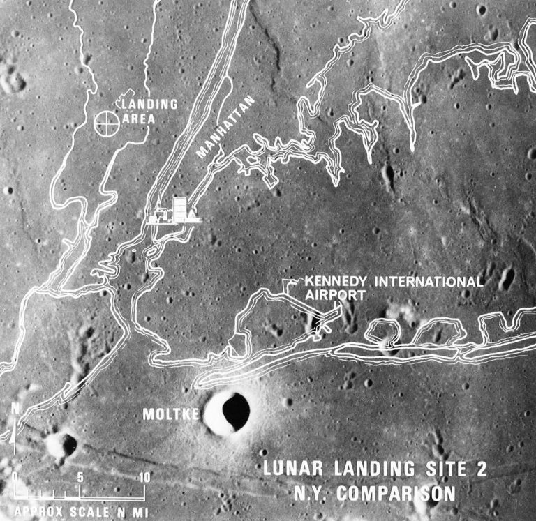 静海基地的阿波罗11号2号着陆点