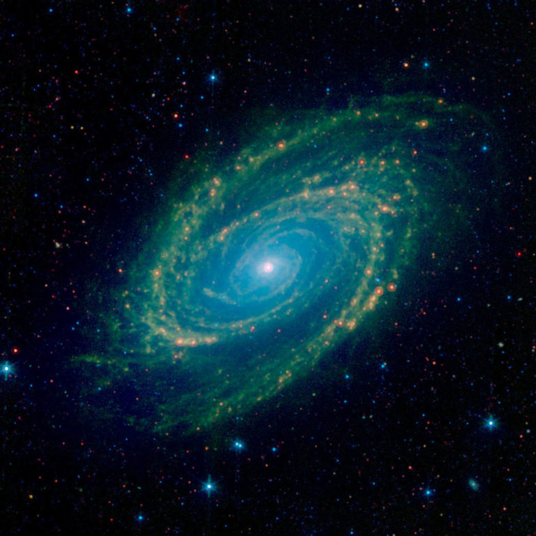 M81星系的红外影像