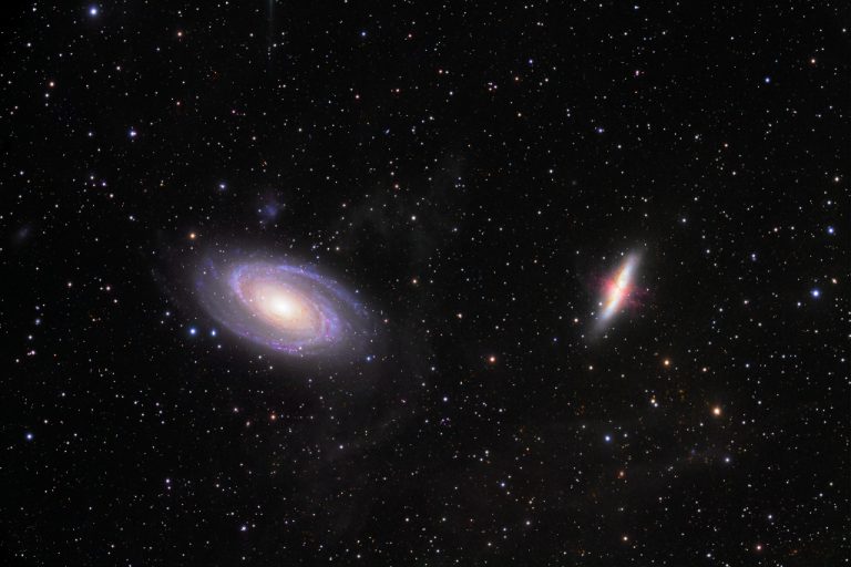 M81和M82的星系大战