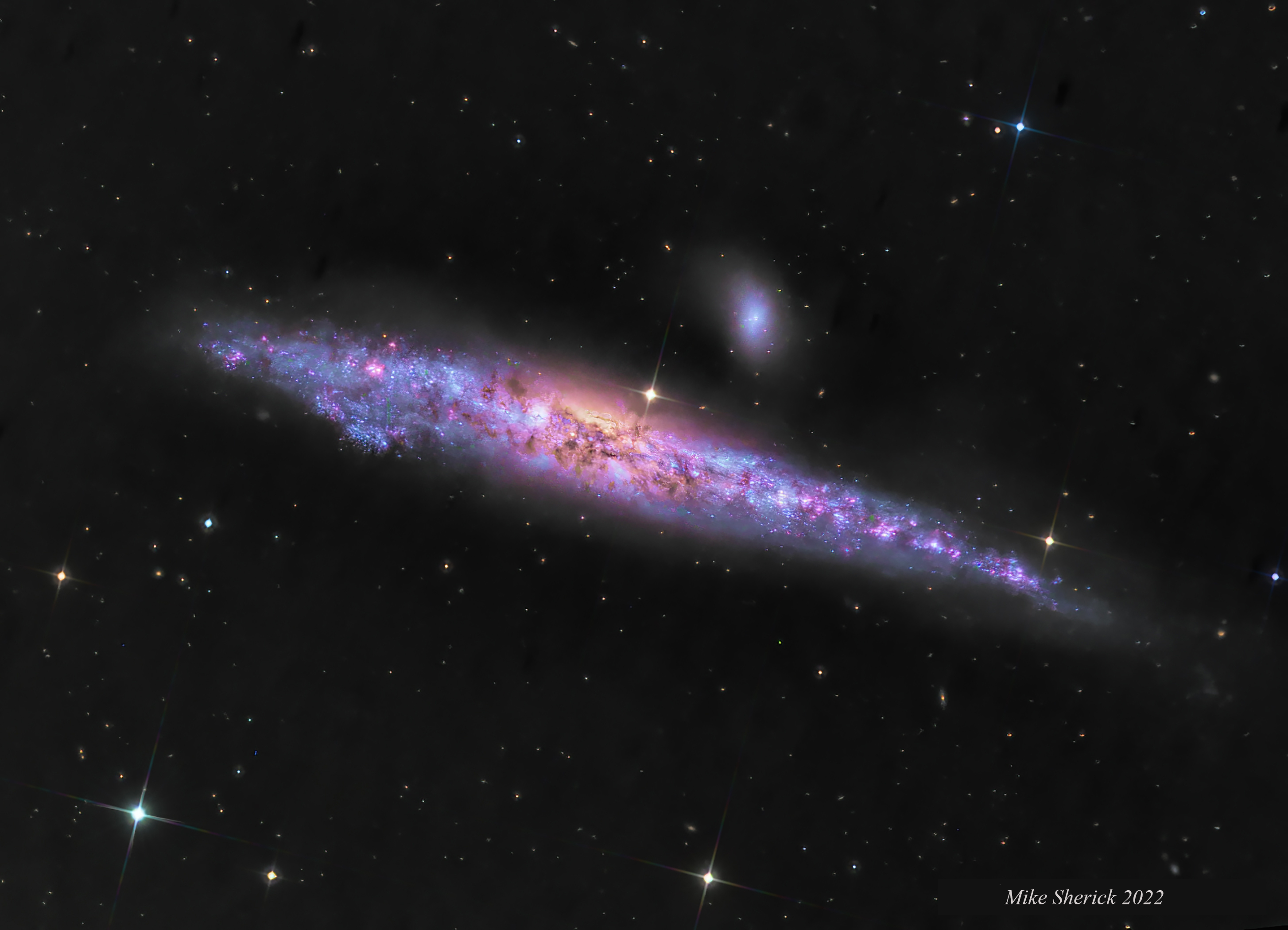 NGC 4631：鲸鱼星系 – NASA中文