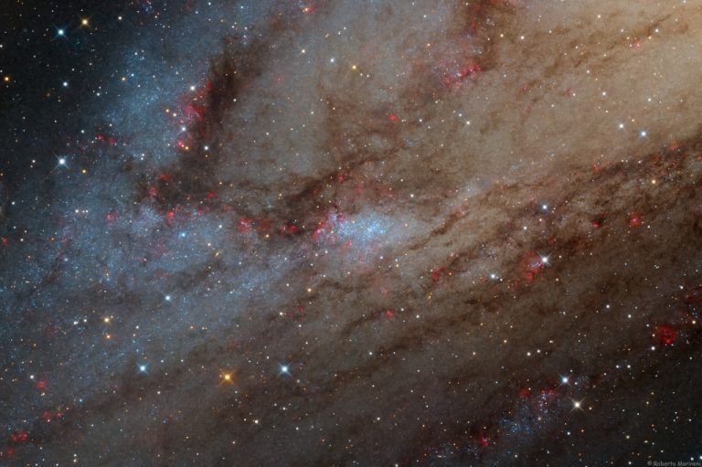 NGC 206与仙女大星系的恒星云